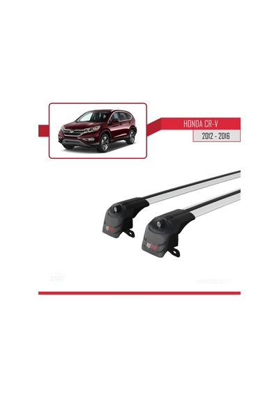 Honda Cr-v 2012-2016 Arası İle Uyumlu Ace-2 Ara Atkı Tavan Barı Gri