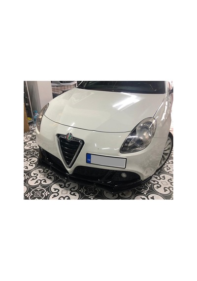 Alfa Romeo Giulietta 3 Parça Ön Lip Plastik Parlak Siyah Karlık-ön-ek-bodykit 2010+