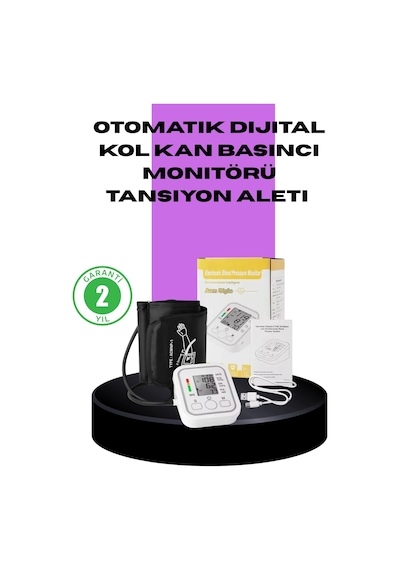 Elektronik Tansiyon Ölçer Lcd Dijital Ekranlı