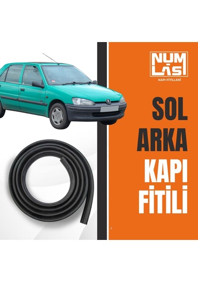 Peugeot 106 Sol Arka Kapı Fitili-a Kalite-numlas-nm3750