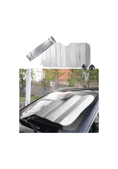 Techmrt Uv Ve Isı Önleyici Oto Ön Cam Güneşliği Hyundai İ20 Fiat Egea Toyota Corolla Volkswagen Pass