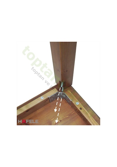 Hafele Masa Köşe Bağlantı Elemanı 70Mm