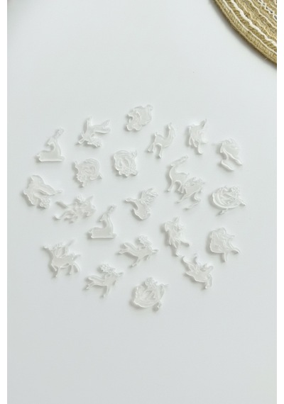 Nail Art Charm Silikon Kalıp Nail Art Desen Kalıbı, Charm Tırnak Süsleme 3d Silikon Kalıp 20