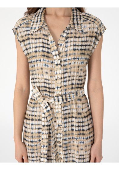 Pierre Cardin Kadın Bej Elbise Dokuma 50306975-vr011