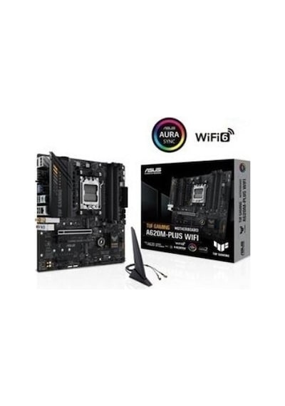 Asus Tuf Gamıng A620m-plus 2600 Mhz Am5 Ddr5 Matx Anakart