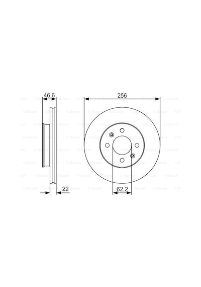 Hyundai Accent Era 1.6 2006-2012 Bosch Ön Disk 2 Adet