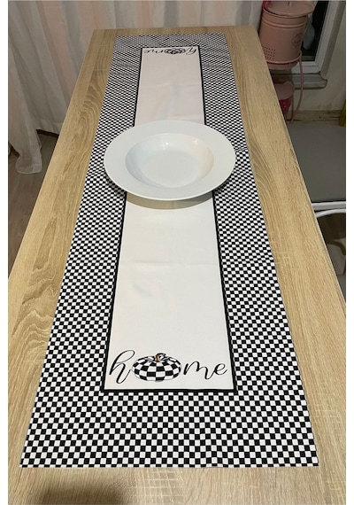 Balkabağı Desen Runner Ve Home Desen Runner 40 X 140 Ikili Paket Renkli