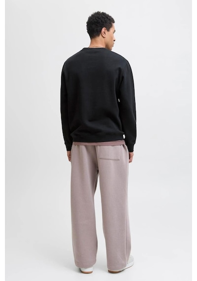 Jack & Jones Jcotier Print Erkek Sweatshirt Siyah