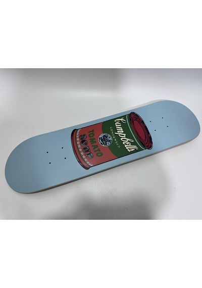 The Skateroom Pop Art Andy Warhol Campbells Soup Red Kaykay Tablo