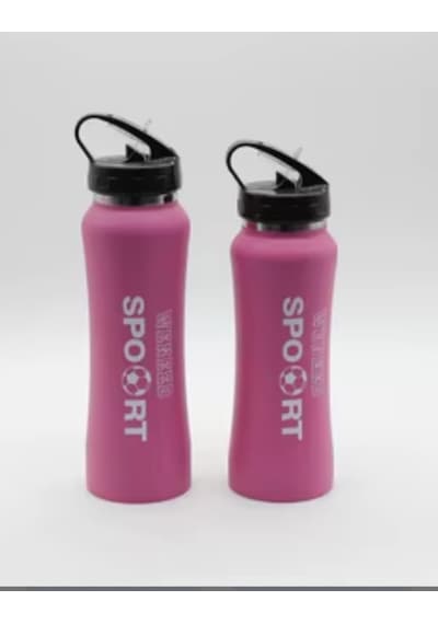 Matara 700 Ml Paslanmaz Çelik Suluk Paslanmaz Spor Model Pembe - Pembe