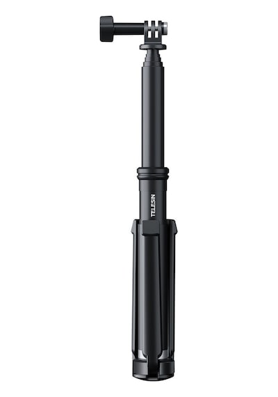 Aksiyon Kamerlar Için 90cm Selfie Stick + Tripod Gopro, Osmo Action Uyumlu Selfie Stick + Tripod