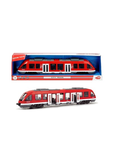 203748002 Dickie City Train Free Wheel İnterior Opening Doors And Roof 1 43 Çok Renkli