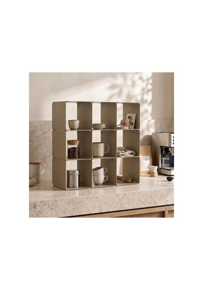 Node 9'lu Modüler Metal Açık Raf Ünitesi Çok Amaçlı Küp Kitaplık 50x50 Cm Bej - 944249484 Bej Node 9'lu Modüler Metal Açık Raf Ünitesi Çok Amaçlı Küp Kitaplık 50x50 Cm Bej - 944249484 Bej