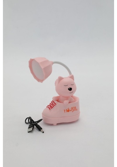 Favora Cat Shoes Masa Üstü Çocuk Lambasi - Pembe