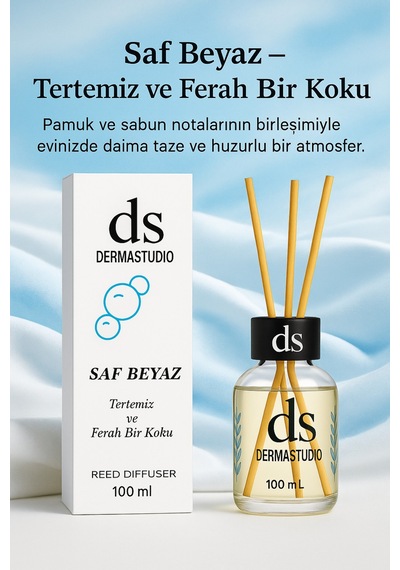 Saf Beyaz Premium Bambu Oda Kokusu, Sabun Ve Pamuk Ferahlığı 100 Ml Karışık