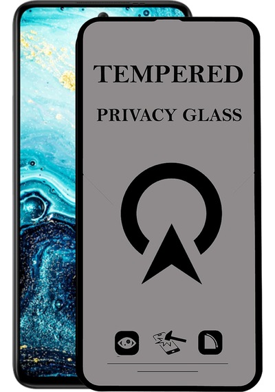 General Mobile GM 21 Pro ile Uyumlu Tam Kaplayan Hayalet Privacy Temperli Cam Ekran Koruycu