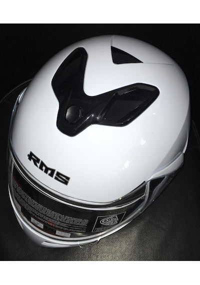 Rms Çene Açılır Çene Açılır Kask Beyaz