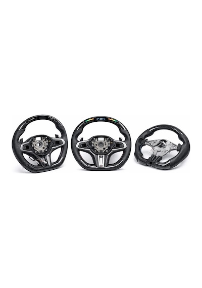 Bmw G30 G31 Karbon Spor Direksiyon Gövdesi Isıtmalı Led Ekranlı Obd Dahil Airbag Paddle Tuş Hariç Siyah