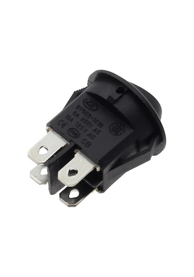 Ic-131-4 Yuvarlak Işıklı On-off Anahtar 4p