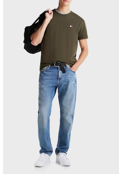 Tommy Jeans Erkek T Shirt Dm0dm20322 M12 Yeşil Yeşil