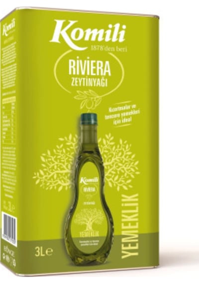 Komili Riviera Zeytinyağı Teneke 3 L