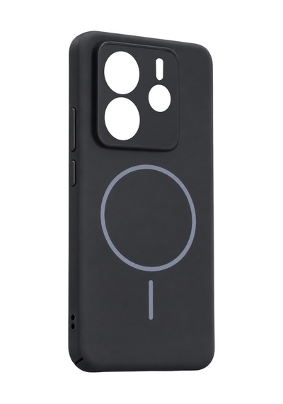 Xiaomi Redmi Note 14 4g Mika Pc Magsafe Kapak - Siyah Çok Renkli