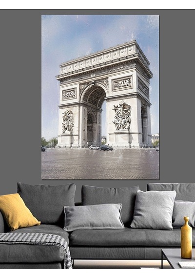 Ahşap Tablo Paris Tarihi Eser
