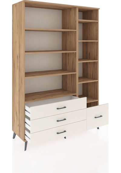 Hyperion Dolap 9 Raflı 4 Çekmeceli 132x44x195 Çam-çam/aytaşı Çam Hyperion Dolap 9 Raflı 4 Çekmeceli 132x44x195 Çam-çam/aytaşı Çam