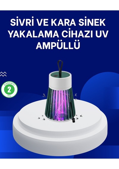 Hepsi 2 Si 1 Arada Led Işıklı Elektrikli Böcek Öldürücü Najmaddin