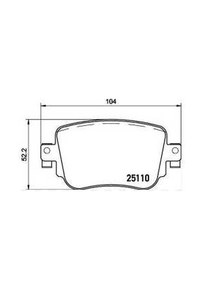 Esse Otomotiv - Caddy Iv 15-/leon 18-/a1/octavia 18- Arka Fren Balata Tws16431 2k5698451a