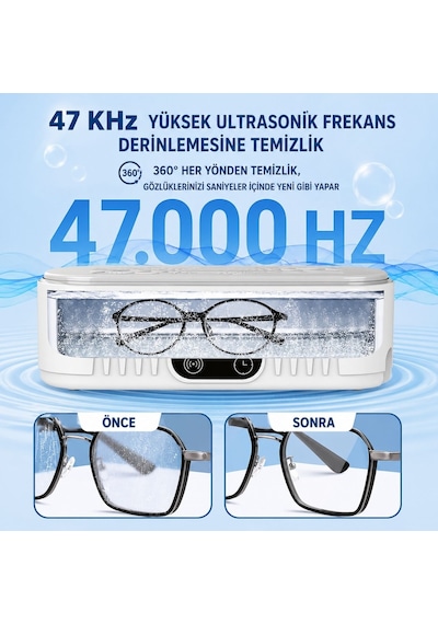 Hymark Ultrasonik Temizleyici Gözlük Takı Temizleme Makinesi 220v Dijital Ultrasonik Yıkama Cihazı