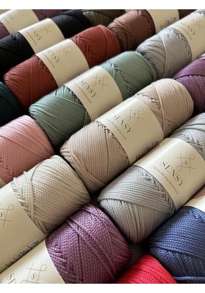 Sensy 1.5 Mm - 100 Gr Polyester Makrome Ipi Bakır 150 M Polyester Makrome Ip Supla Ip Ve Çanta Ipliği