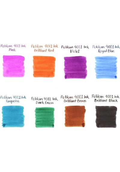 Pelikan 4001 Uzun Dolma Kalem Kartuşu Siyah