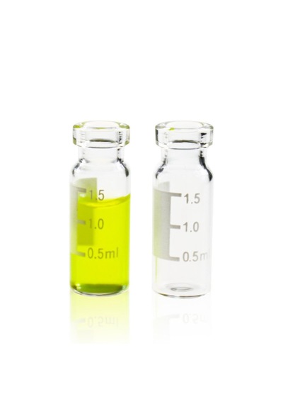 Borox Cam Vial 2 Ml - Şeffaf - Crimp Nd11 - Hacim Ölçekli