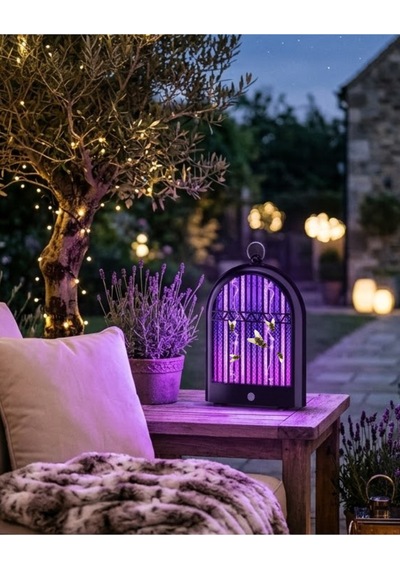 Şarjlı Uv Böcek Öldürücü Lamba Balkon Ve Bahçe İçin Uygun -