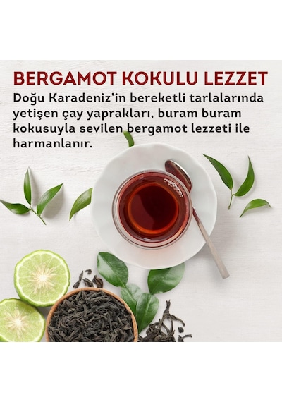 Lipton Earl Grey Demlik Süzen Poşet Bergamot Aramolı Siyah Çay 100'lü Paket