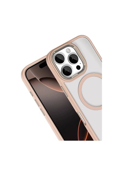 Joko Apple iPhone Uyumlu   16 Pro Max Terea Magsafe Kapak - Gold
