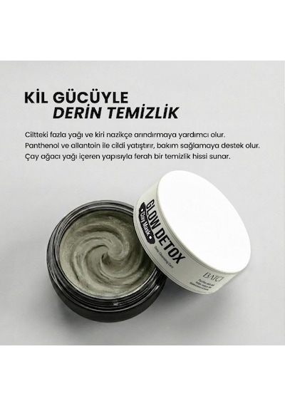 Batçı Kaolin Ve Bentonite İçerikli Gözenek Temizleyici & Arındırıcı Kil Yüz Makesi 300 Ml