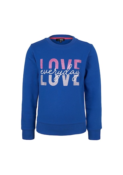 Brz Kids Love Baskılı Kız Çocuk Sweatshirt-saks Mavisi Saks Mavi