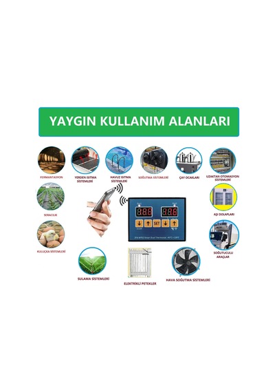 Yate10 Wt-03 Dual Smart Wifi Dc12-100v 17a Güneş Panel Termostat/ Timer