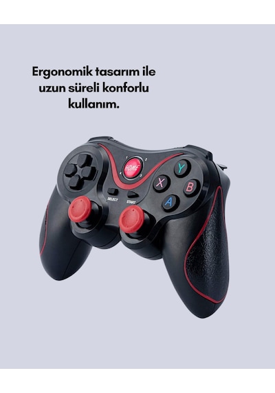 Gelişmiş Hassasiyeti Sunan Kablosuz Bluetooth Oyun Kolu
