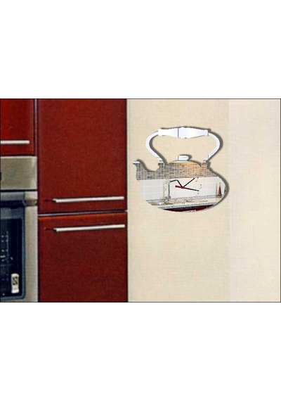 M3 Decorium Çay Saati Dekoratif Ayna Beyaz