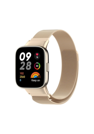 Redmi Watch 3 Metal Mıknatıslı Kordon - Metalik Diğer