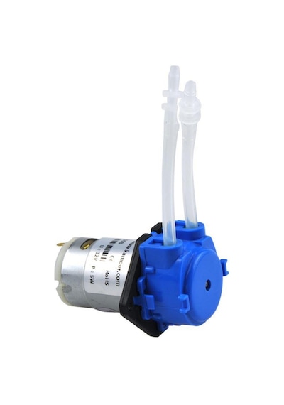 Motorobit-Kamoer 12V Peristaltik Sıvı Pompası - Nkp-Dc-B08G Mavi