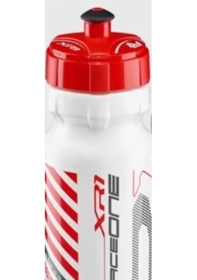 Raceone XR1 Plastik Kokusu Yapmayan Bisiklet Matarası 600 ML Beyaz Kırmızı