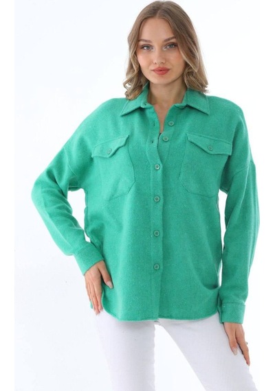 Polologin Butik Gömlek Ve Ceket Arası Tarzı Yansıtan Yeşil Oversize Flanel Kışlık Oduncu Gömlek Yeşil Polologin Butik Gömlek Ve Ceket Arası Tarzı Yansıtan Yeşil Oversize Flanel Kışlık Oduncu Gömlek Yeşil