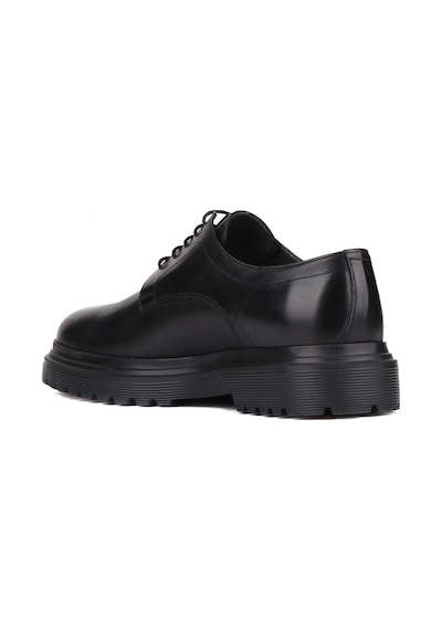 Shoetyle - Siyah Deri Bağcıklı Erkek Klasik Ayakkabı 250-2013-778-siyah Siyah