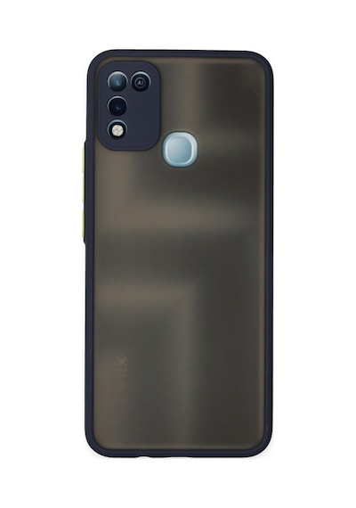 İnfinix Hot 10 Play Uyumlu Kılıf Montreal Silikon Kapak - Lacivert