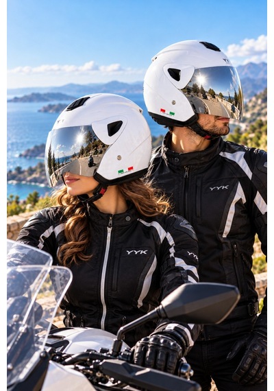 Sw 700 / 733 Yarım Açık Kask Beyaz