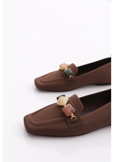 Dgn Pm386-k4003 Kadin Babet Kahve Triko